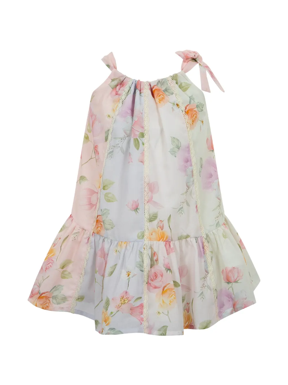 Lapin House floral-print dress - Toni neutri