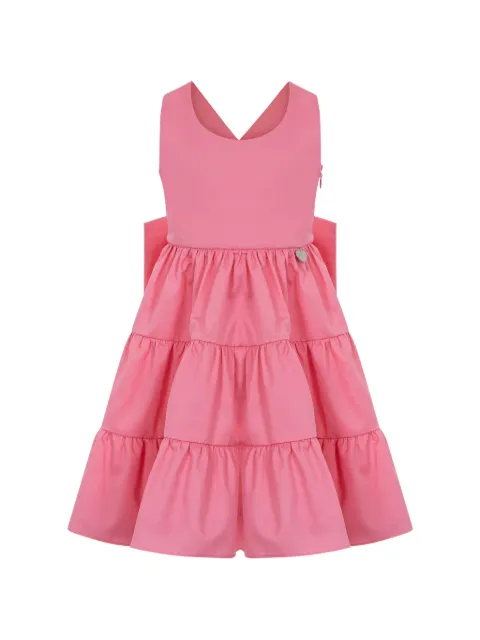Lapin House bow-embellishment dress