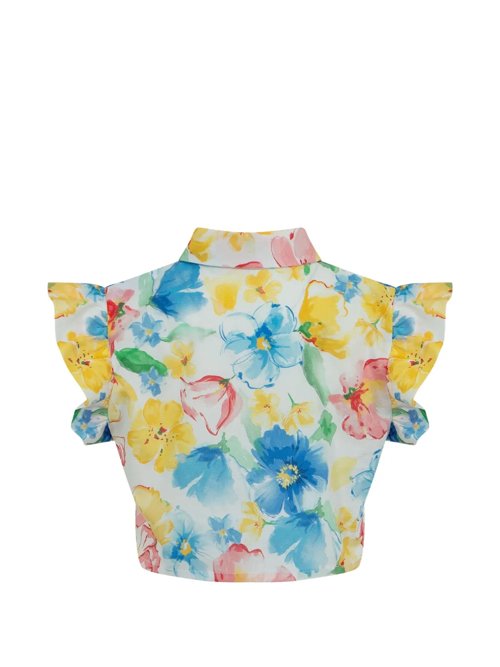 Floral-Print Ruffled Dress Set (Set Of Two)