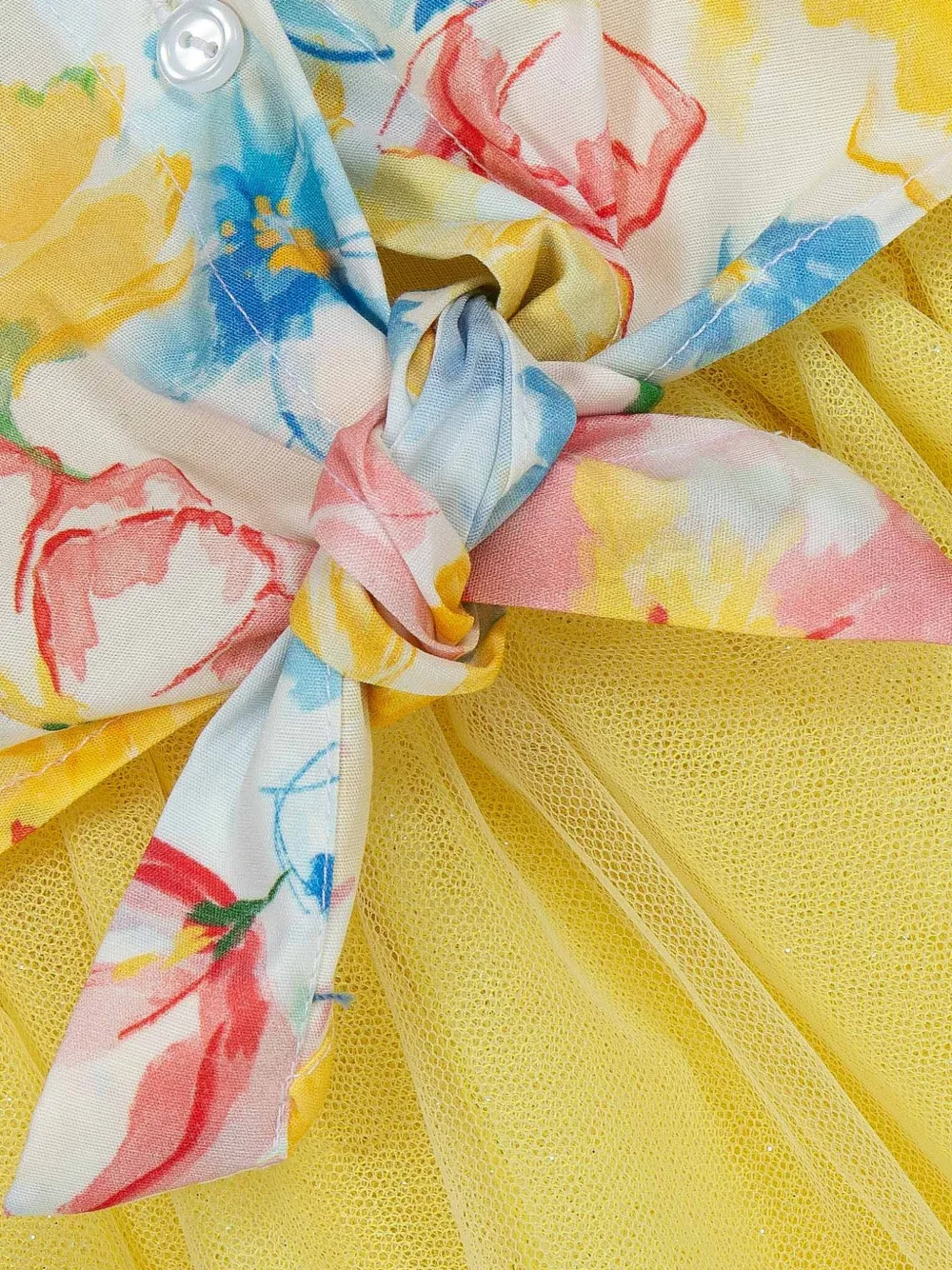 Floral-Print Ruffled Dress Set (Set Of Two)