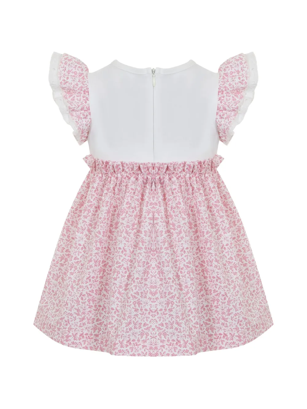 Lapin House Jurk met bloemenprint Wit