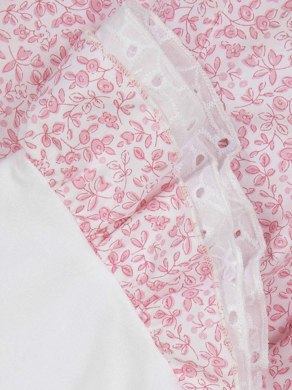 Lapin House Jurk met bloemenprint Wit