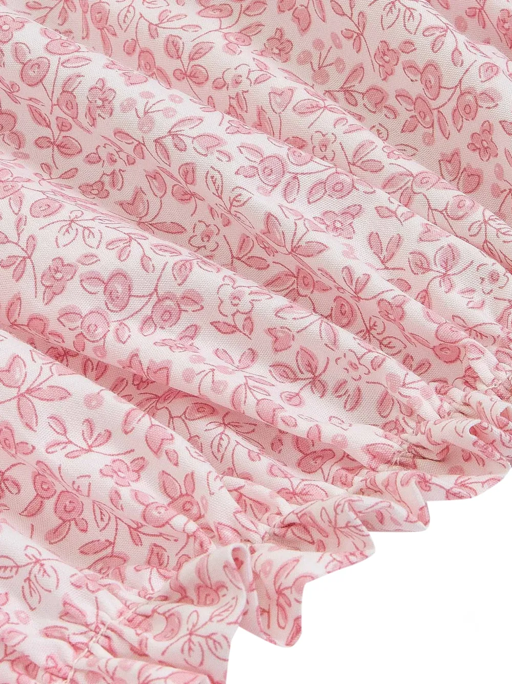 Lapin House Jurk met bloemenprint Wit