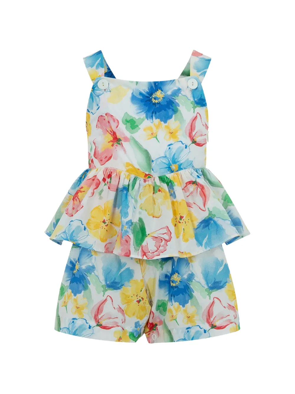Lapin House Playsuit mit Blumenmuster - Weiß