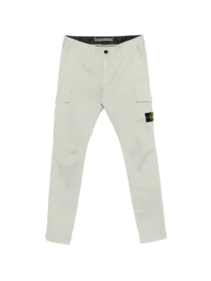 Stone Island ロゴパッチ カーゴパンツ | ブルー | FARFETCH JP