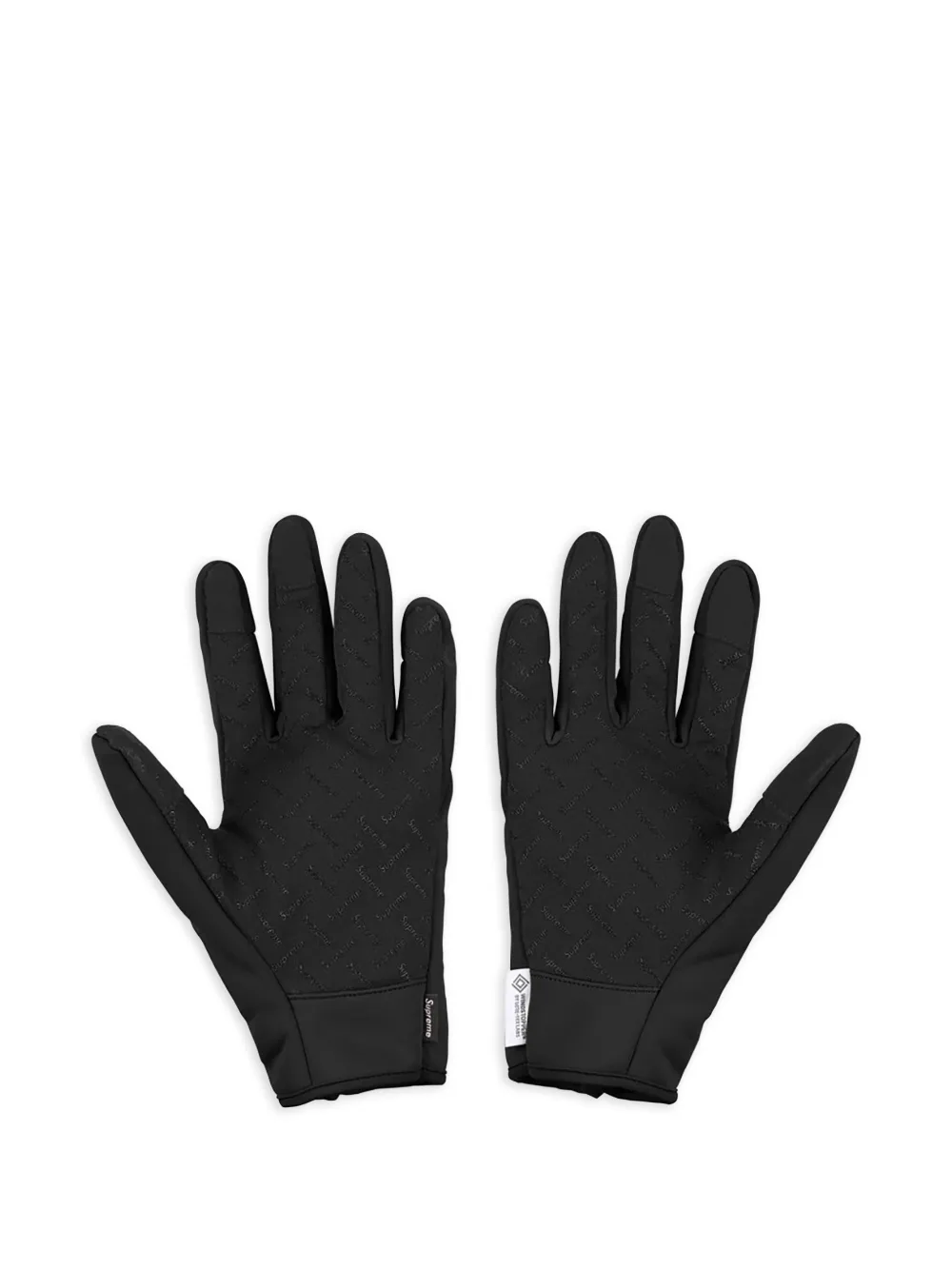 Supreme Guanti con zip WINDSTOPPER - Nero