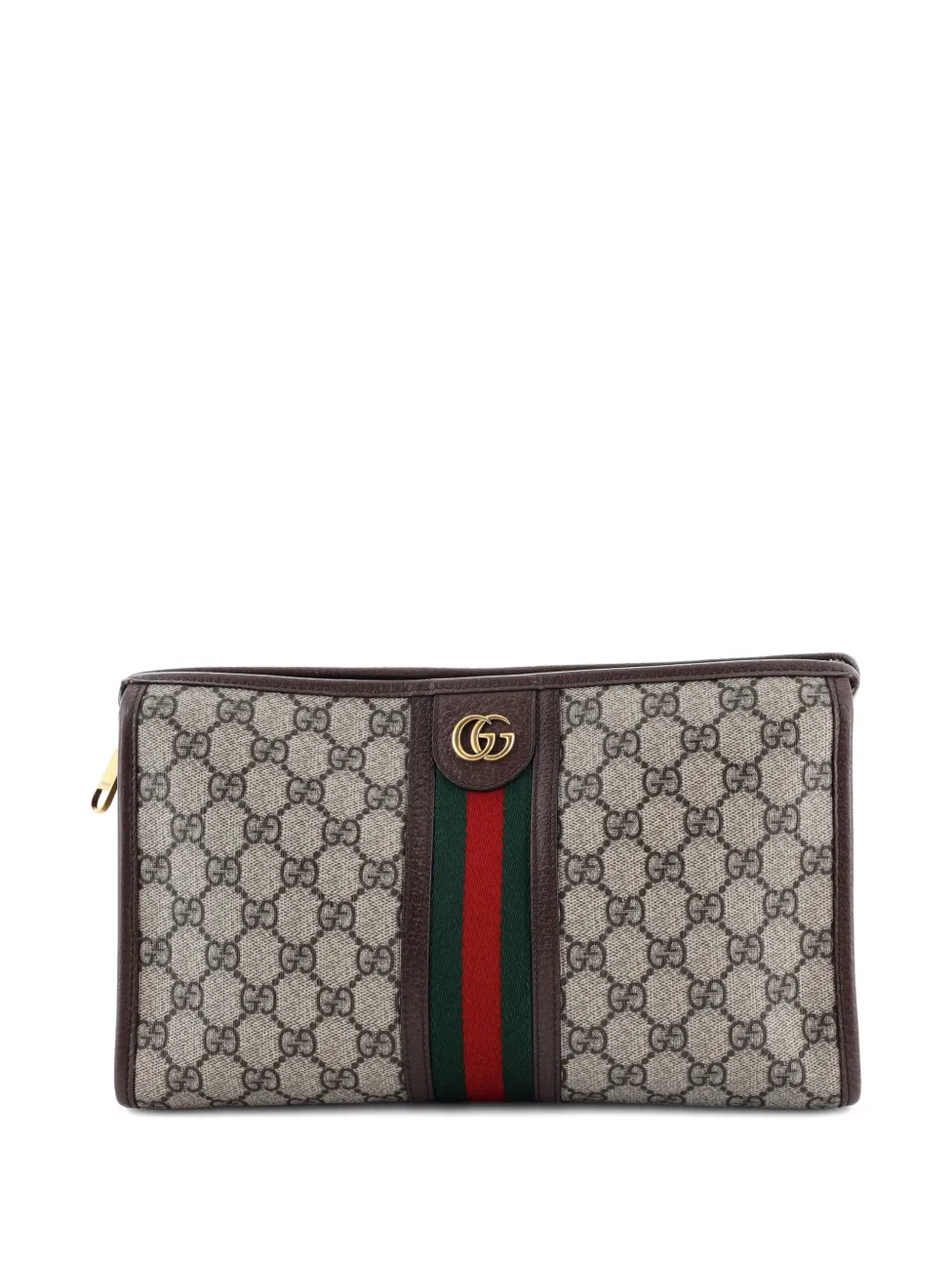 Gucci Pre-Owned Ophidia Toiletry GG Coated Canvas Large pouch - Marrone