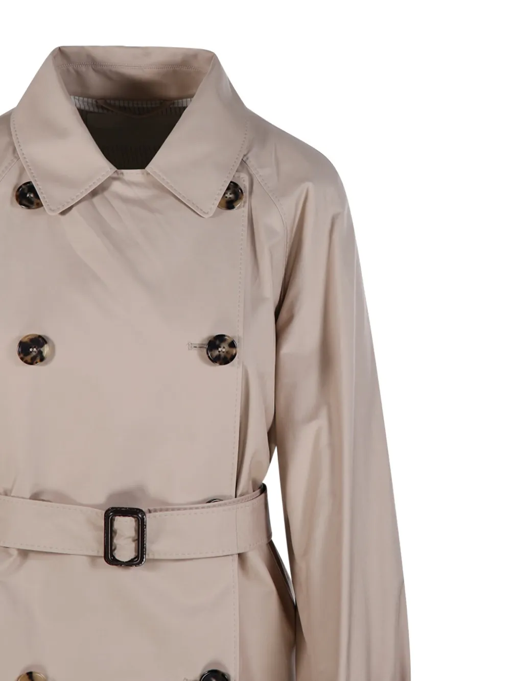 Max Mara Calle trenchcoat met ceintuur en dubbele rij knopen Beige