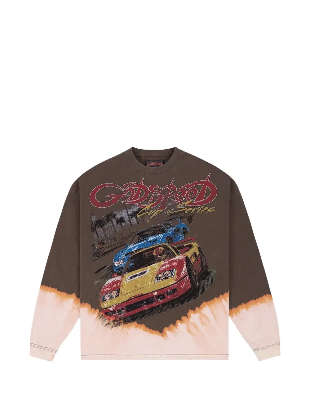 GODSPEED graphic sweatshirt - Marrone