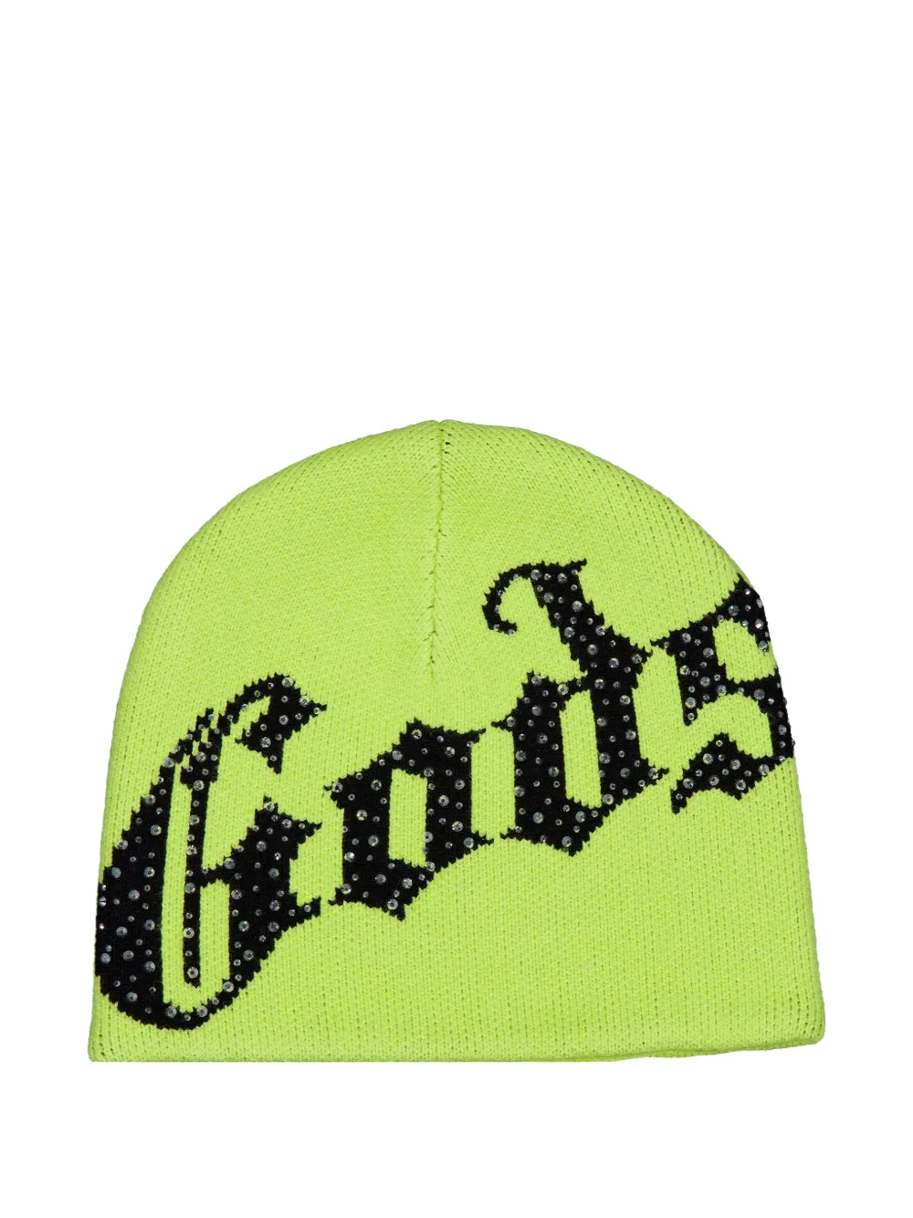 GODSPEED logo-studded beanie hat - Verde