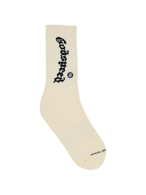 GODSPEED logo-intarsia socks