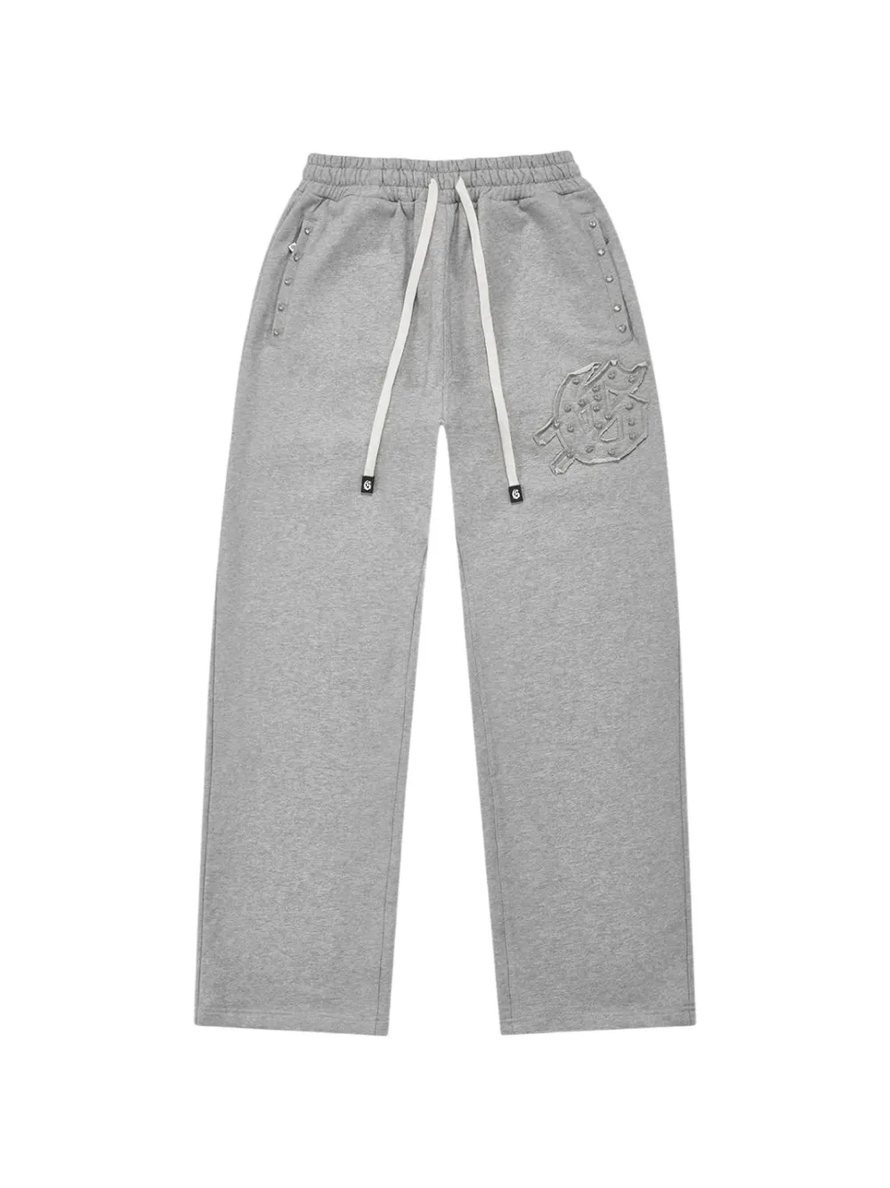 GODSPEED studded symmetric track pants - Grigio