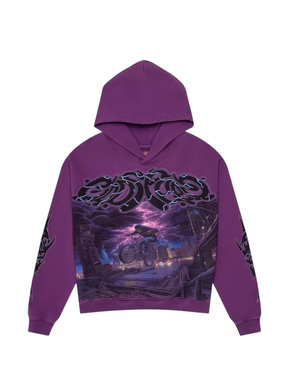 GODSPEED graphic hoodie - Purple