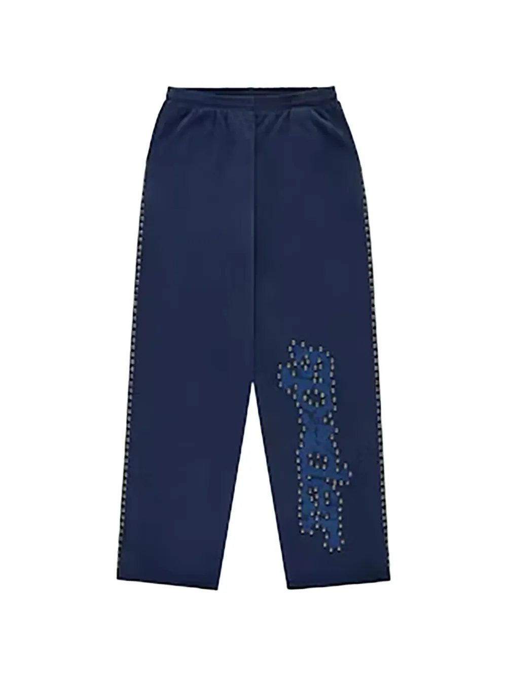 SP5DER Pantaloni sportivi Punk V3 con borchie - Blu