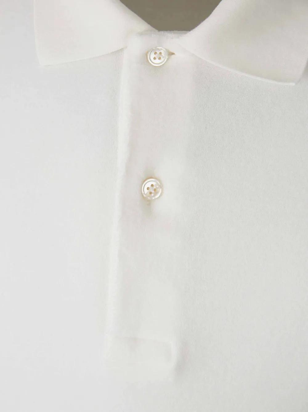  Tom Ford Buttoned Polo Shirt - White 