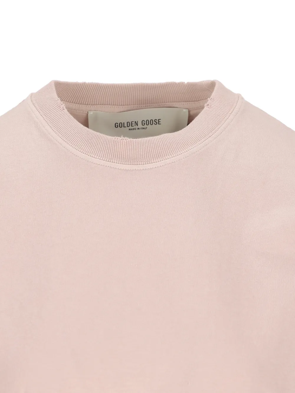 Golden Goose T-shirt met applicatie Roze