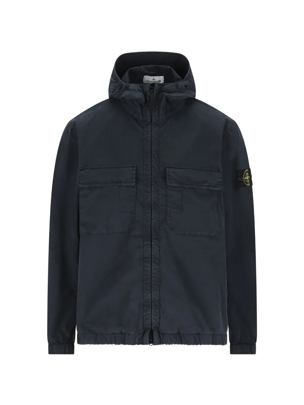 Stone Island pocket hooded jacket - Blu