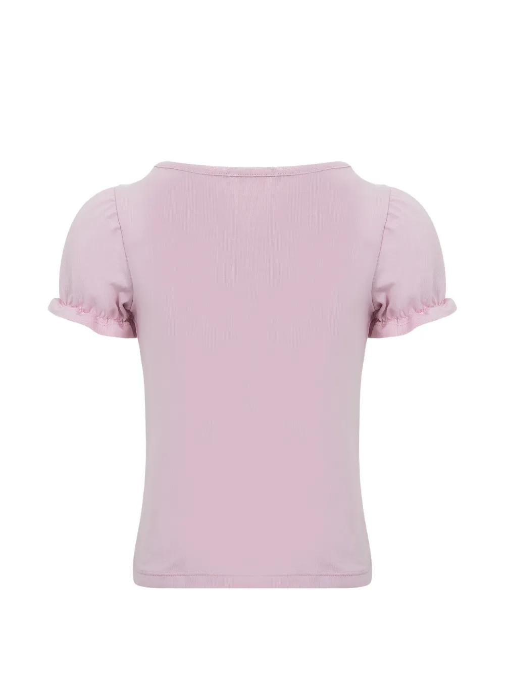 Lapin House T-shirt met ruches mouwen Roze