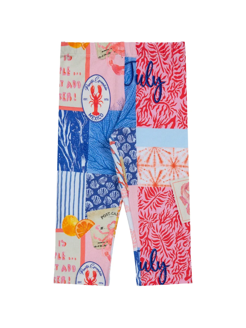 Lapin House grafische prints legging Wit