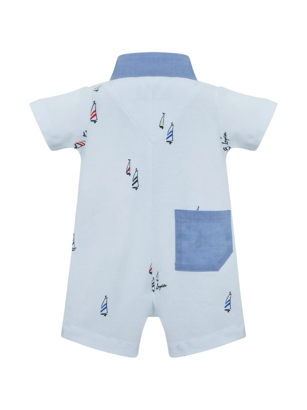  Lapin House Pelele Con Estampado De Barcos - Azul 