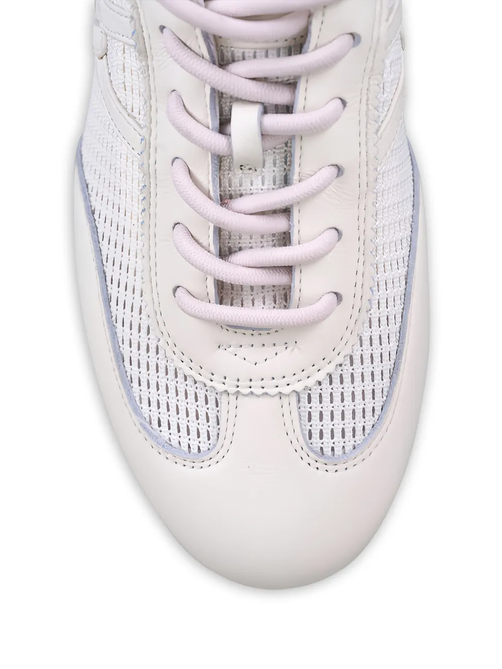 Veronica Beard Riviera sneakers met mesh vlakken Wit
