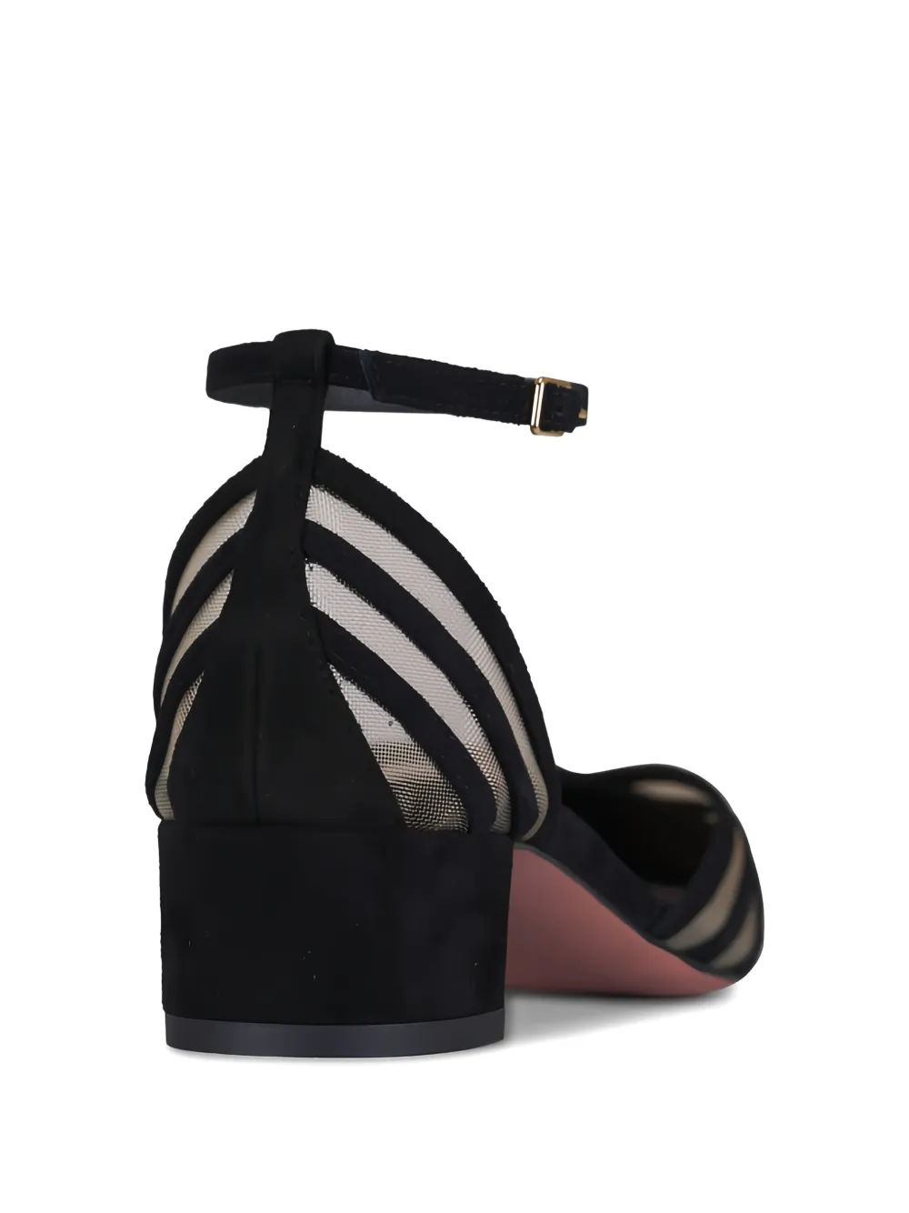 Aquazzura Gestreepte pumps Zwart