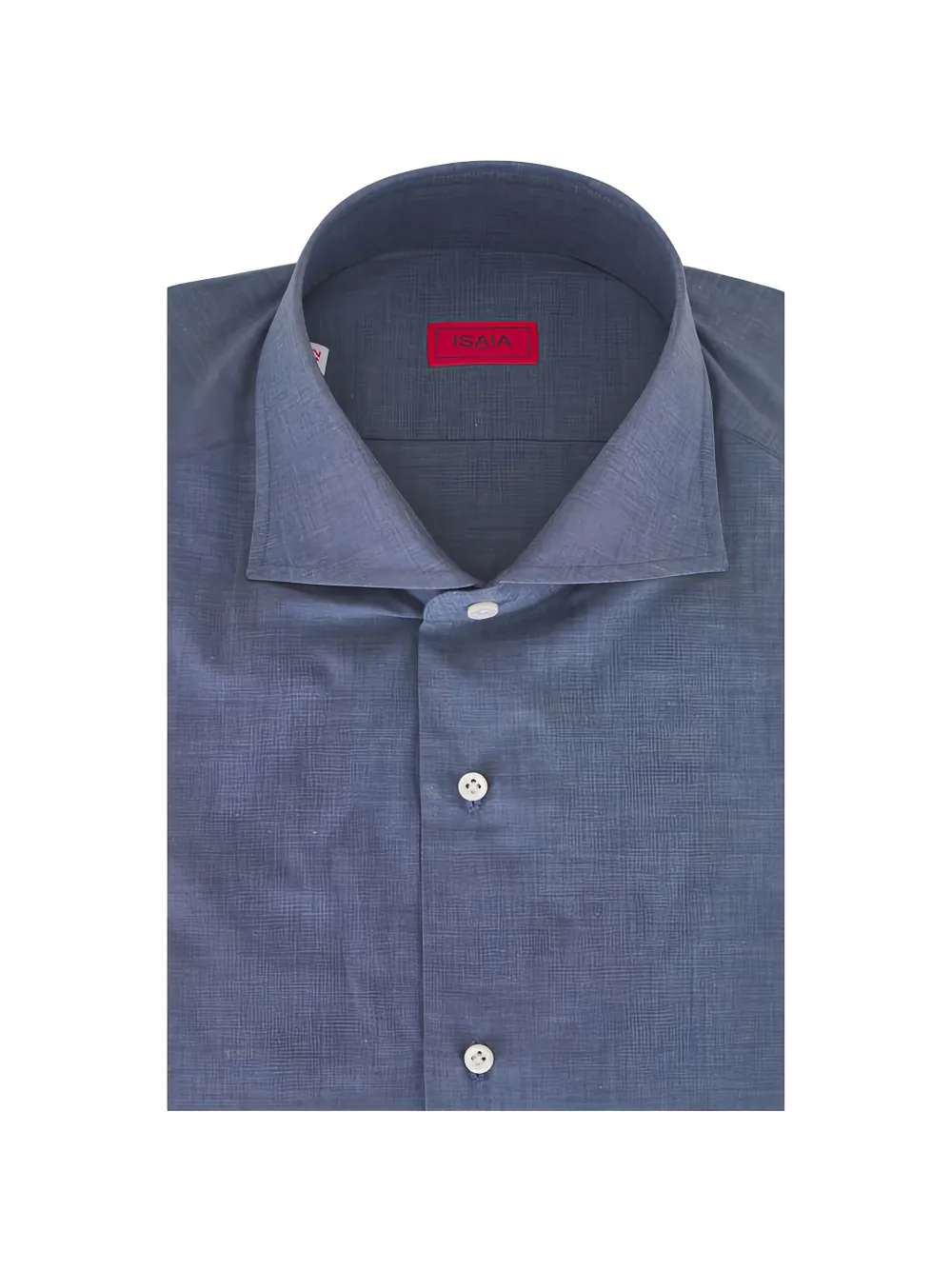 Isaia buttoned stock shirt - Blu
