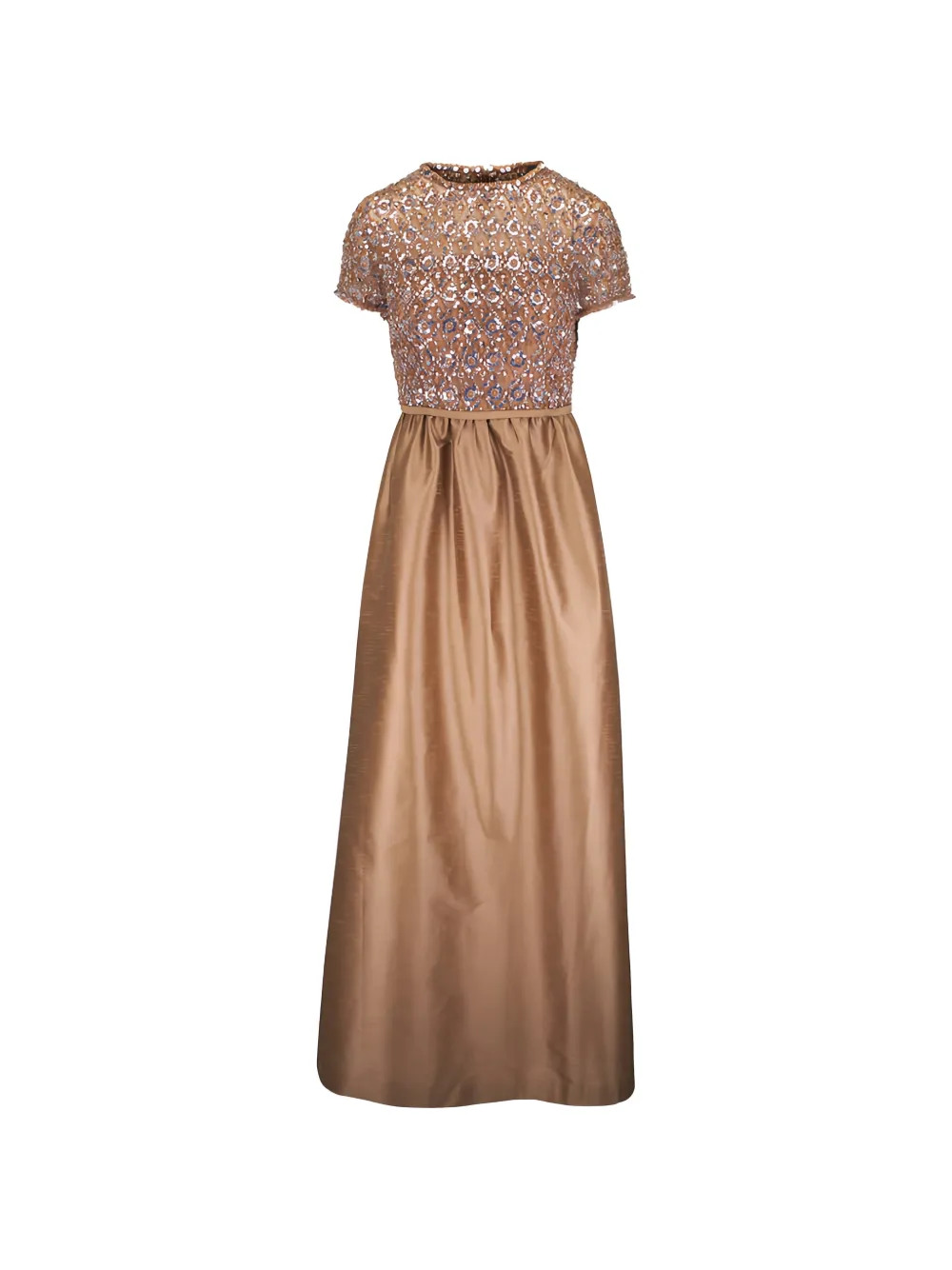 Sachin & Babi Londa beaded short-sleeved maxi dress - Toni neutri