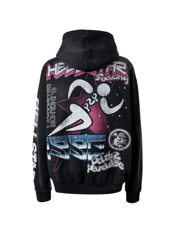 HELLSTAR Racer Hoodie | Black | FARFETCH