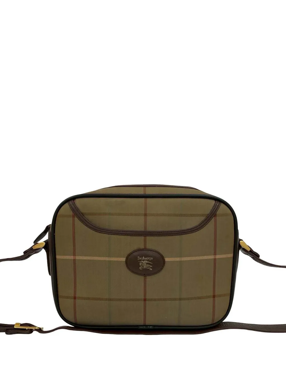 Burberry Pre-Owned 20th Century Vintage Check Canvas crossbody bag - Marrone