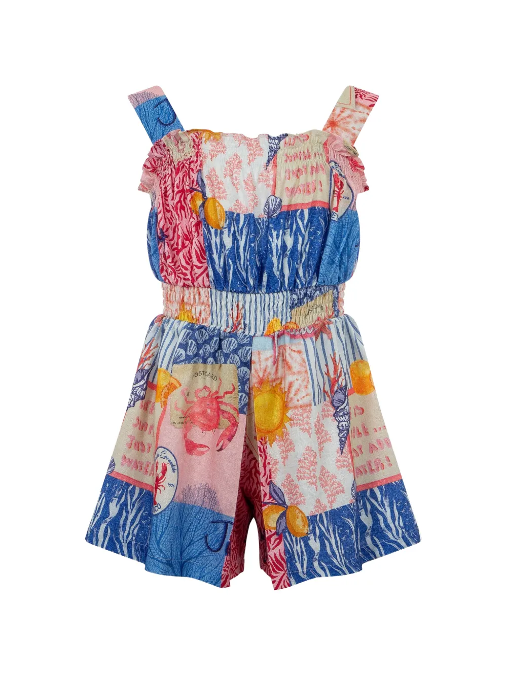 Lapin House Playsuit mit Print - Blau