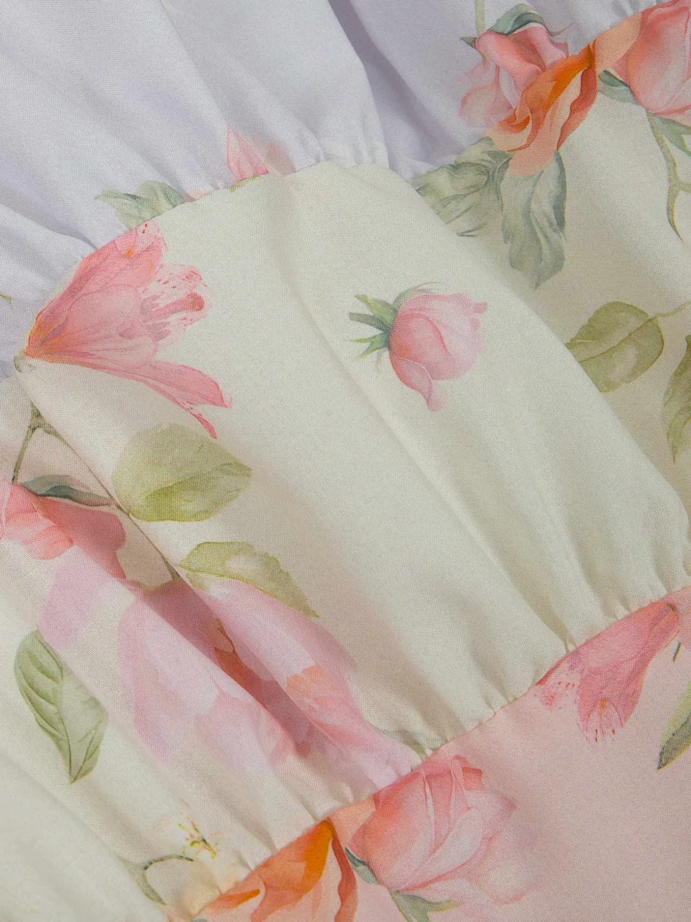 Lapin House Jurk met bloemenprint Roze