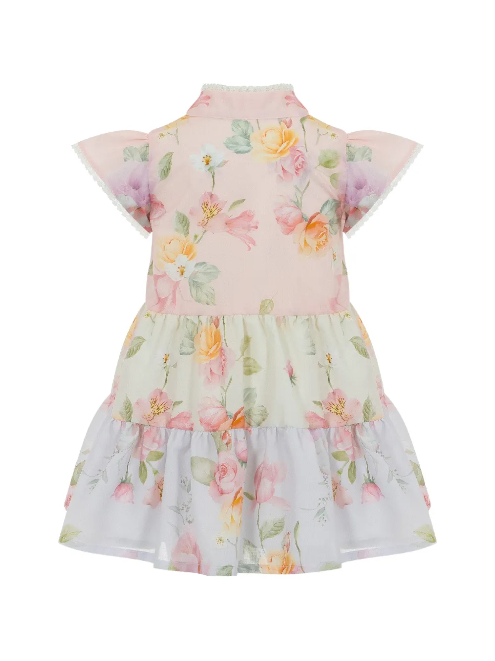 Lapin House Jurk met bloemenprint Roze