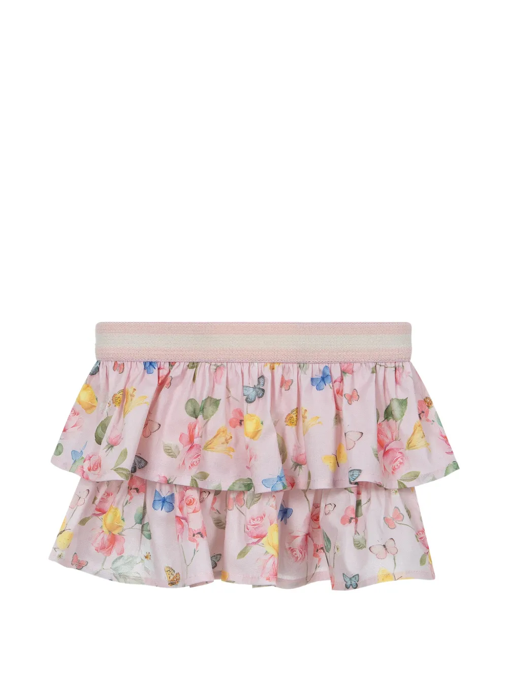 Lapin House Romperset met bloemenprint Wit