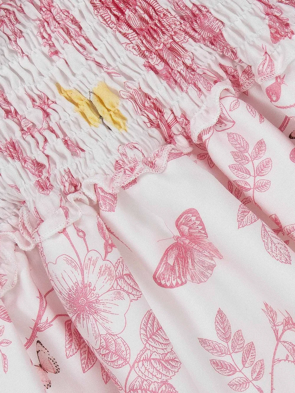 Lapin House Jurk met bloemenprint Wit