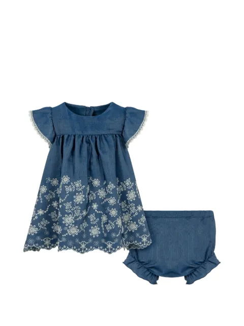 Lapin House set de dos vestidos con bordado floral