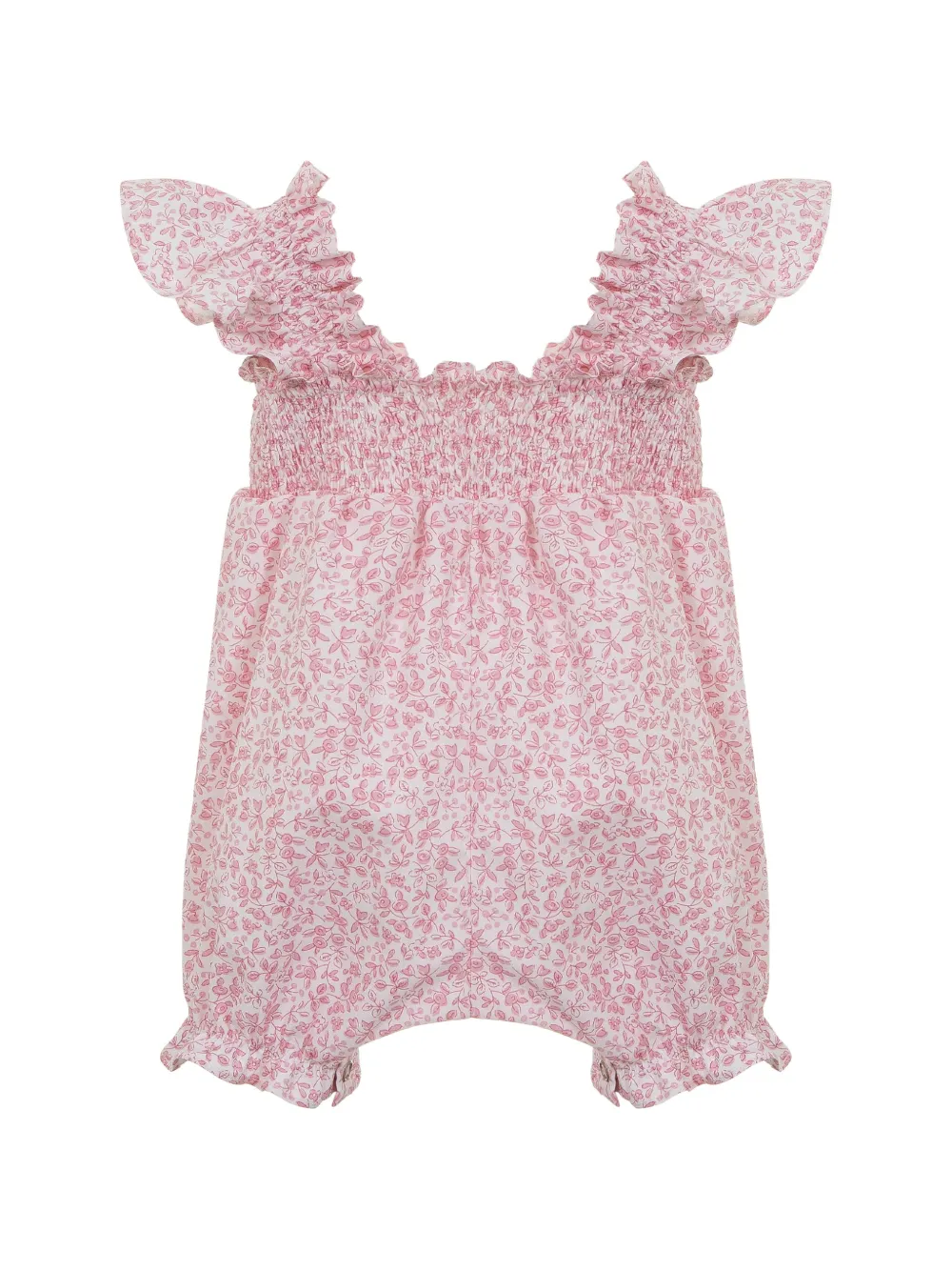 Ruffled-Detail Floral-Print Shortie Set (Set Of Two)