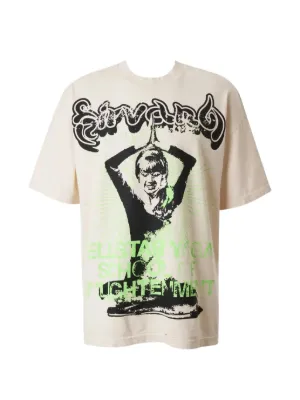 SAINT MXXXXXX x Jamie Reid graphic-print T-shirt | Neutrals