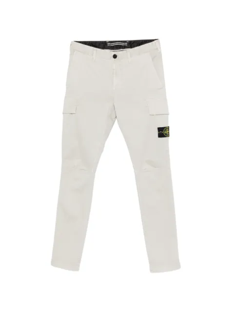 Stone Island pantalon à patch logo