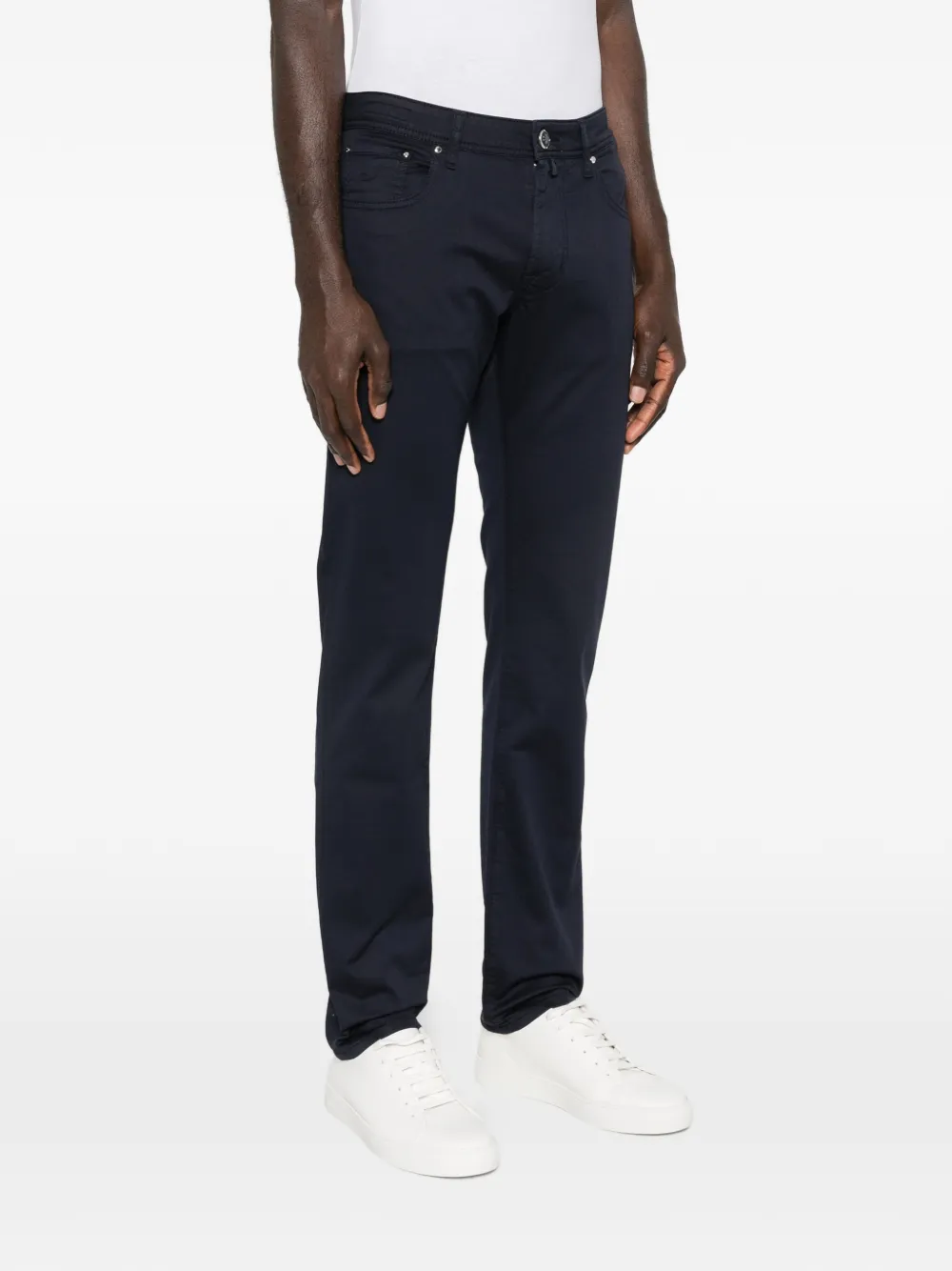  Jacob Cohën Pantalon Ample à Coupe Sarouel - Bleu 