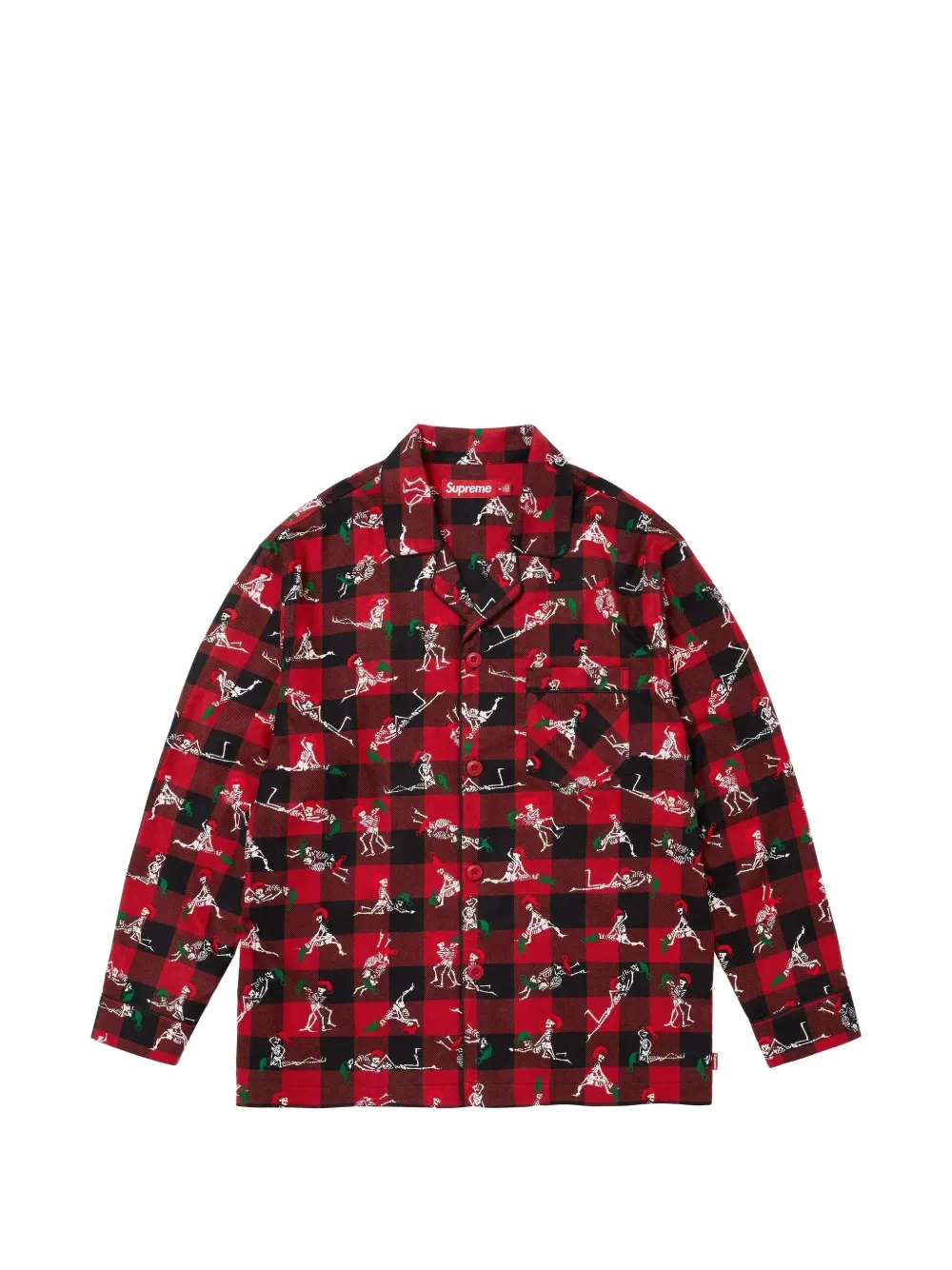  Supreme Hanes Holiday Pyjama Set - Red 