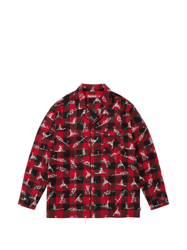 Supreme Hanes Holiday Pyjama Set | Red | FARFETCH