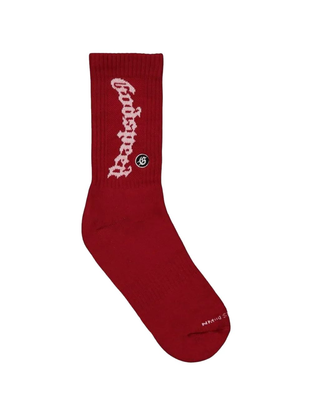 GODSPEED logo-intarsia socks - Rosso