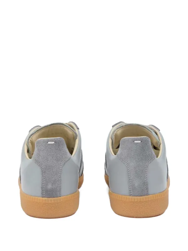 Maison Margiela Tênis De Camurça | Cinza | FARFETCH BR