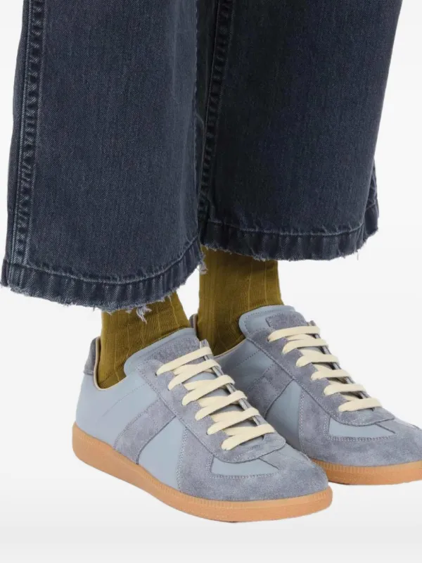 Maison Margiela Tênis De Camurça | Cinza | FARFETCH BR