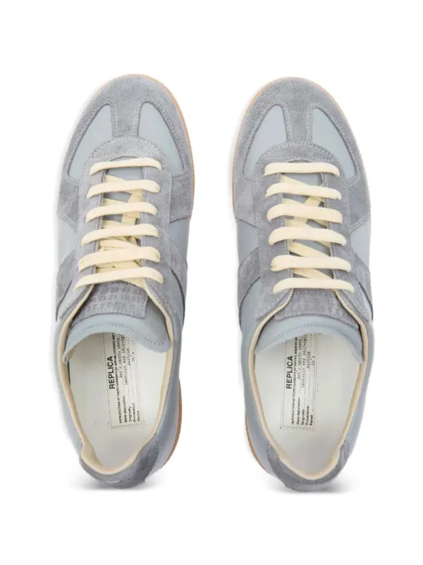 Maison Margiela Tênis De Camurça | Cinza | FARFETCH BR