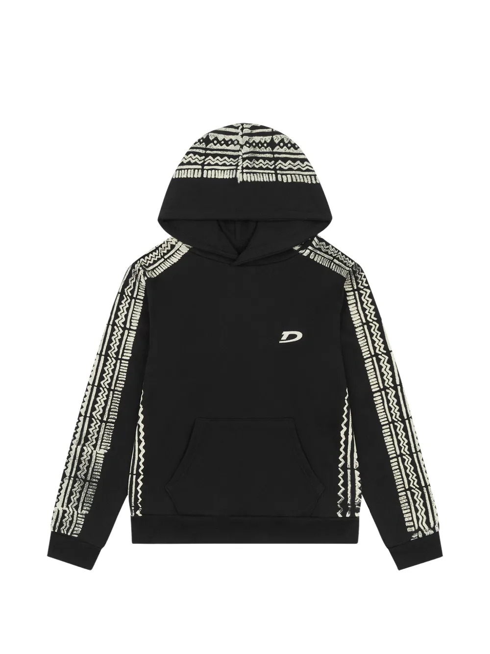 Denim Tears Klassischer Hoodie - Schwarz