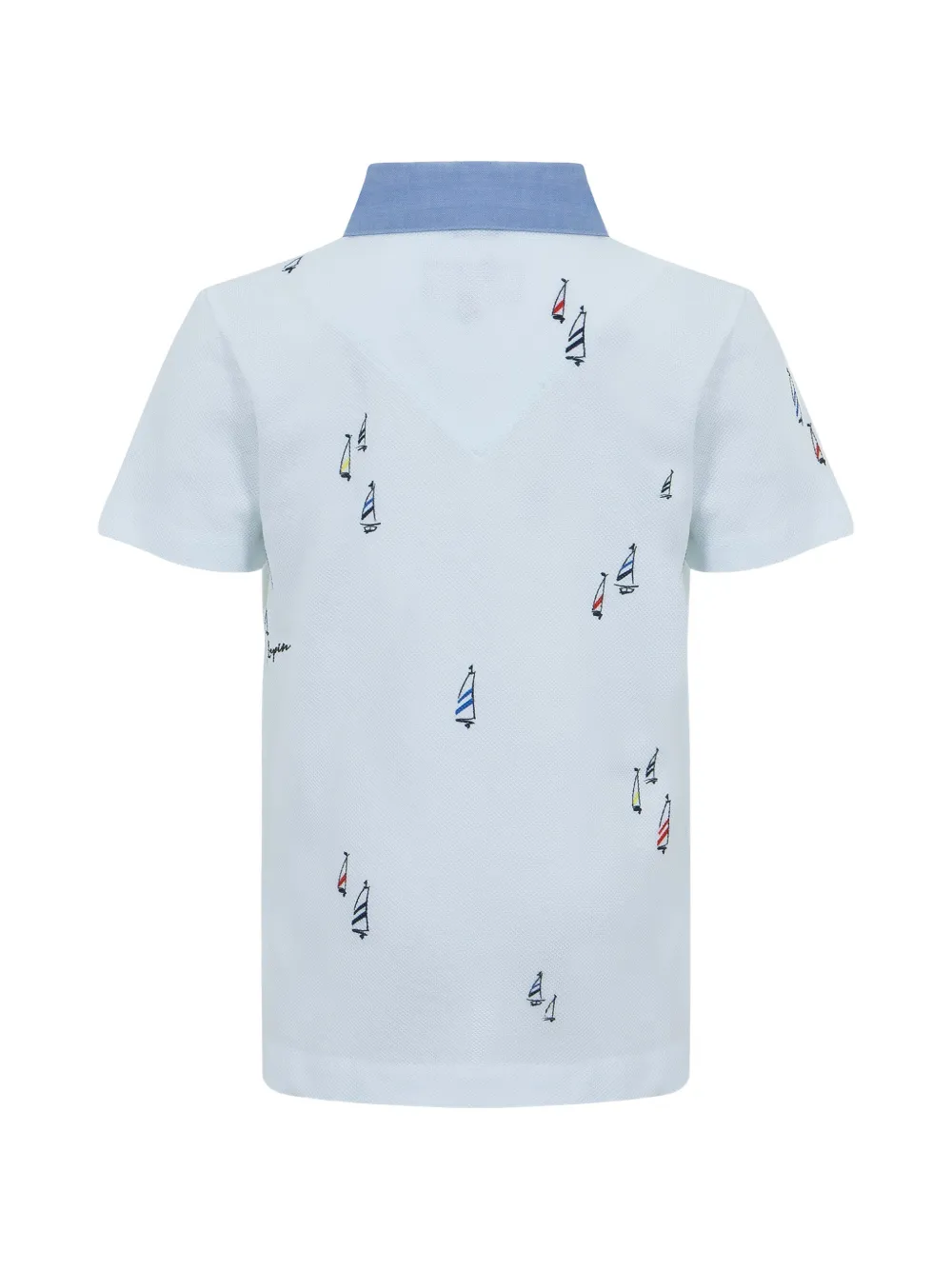 Lapin House Poloshirt met print Wit
