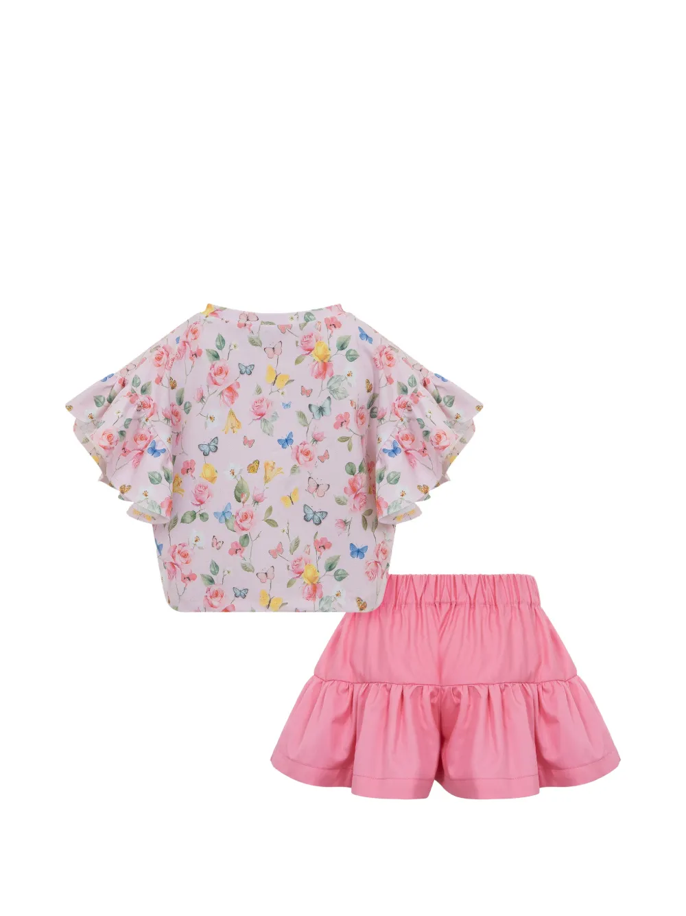 Lapin House Rok met ruches Roze