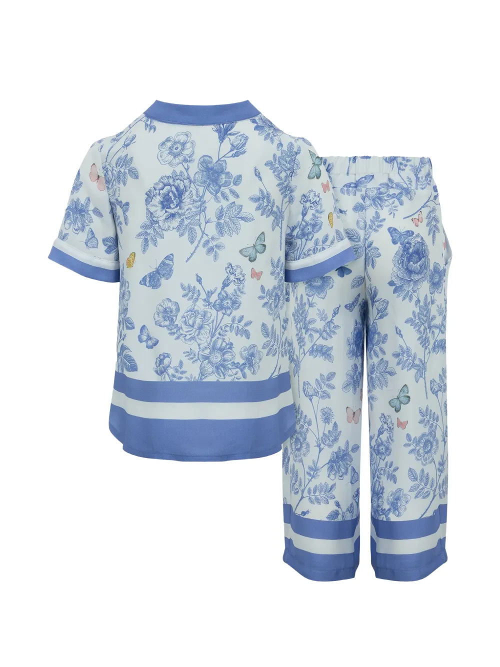 Lapin House Top en legging met bloemenprint Wit
